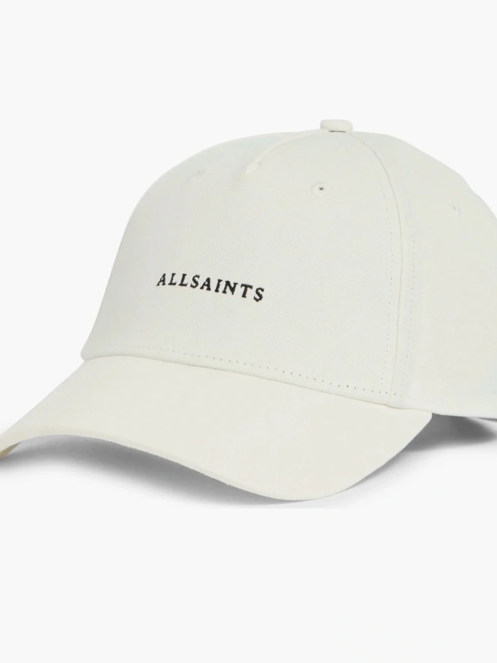 AllSaints White Logo Baseball Cap unisex